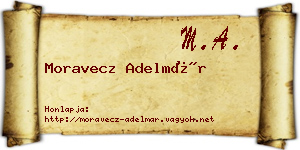Moravecz Adelmár névjegykártya